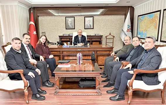 ECOSFER HEYETİNDEN VALİ CANALP’A SERA OTB ZİYARETİ