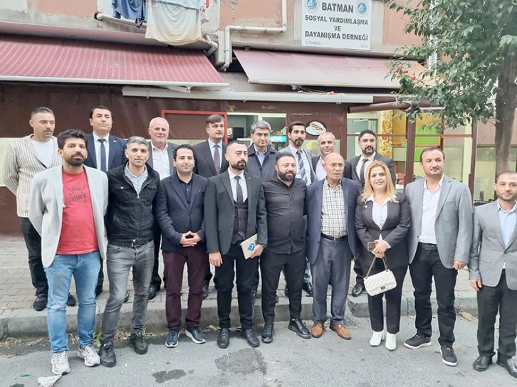 İSTANBUL&rsquo;DAKİ BATMAN DERNEKLERİNE ZİYARET