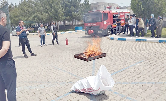 İTFAİYE’DEN YOĞUN EĞİTİM MESAİSİ