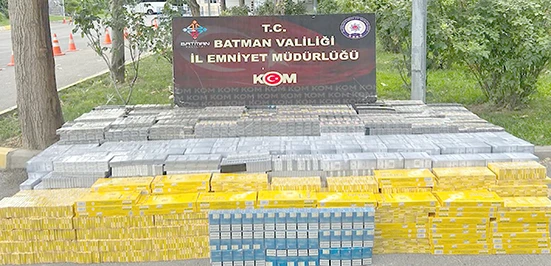 KA&Ccedil;AK SİGARA OPERASYONU: 18 BİN 910 PAKET ELE GE&Ccedil;İRİLDİ