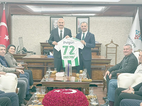 MUĞLASPOR Y&Ouml;NETİMİNDEN VALİ CANALP&rsquo;E ZİYARET