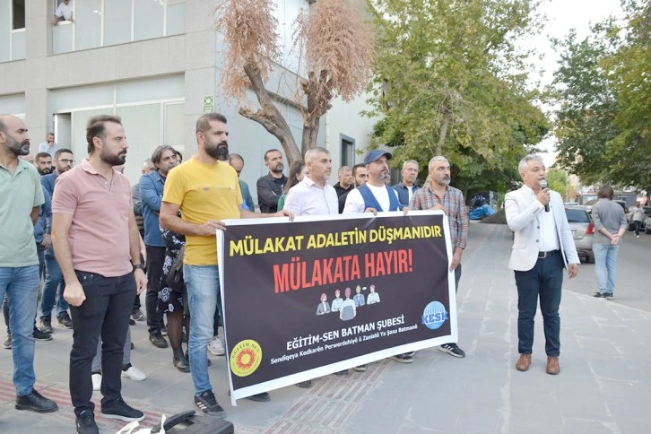 “MÜLAKATLARDA ÜYELERİMİZ ELENİYOR”