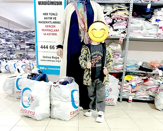 CANSUYU&rsquo;NDAN BATMAN&rsquo;DA 310 AİLEYE GİYİM YARDIMI