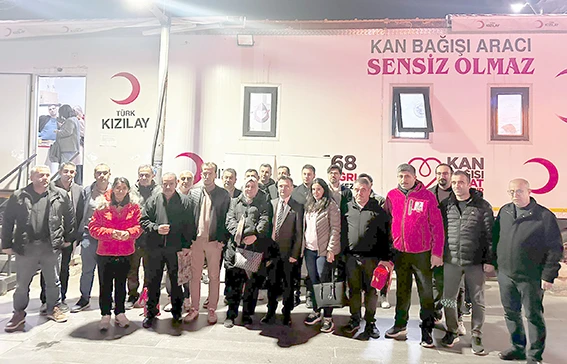 DEFTERDARLIKTAN KIZILAY&rsquo;A ANLAMLI KAN BAĞIŞI