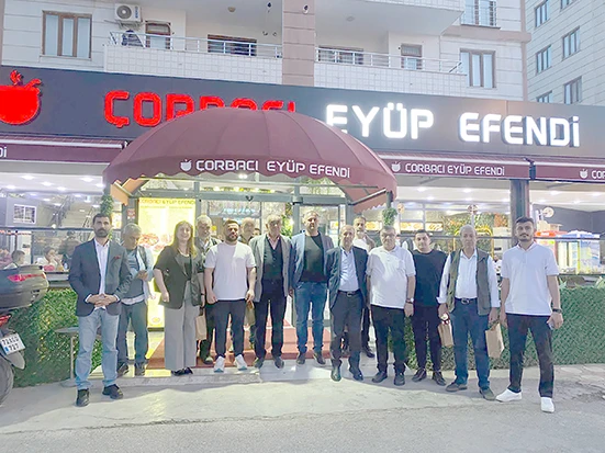 &Ccedil;ORBACI EY&Uuml;P EFENDİ GAZETECİLERİ AĞIRLADI