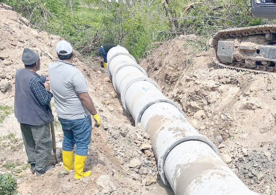 &Ccedil;ATALSU K&Ouml;Y&Uuml;NDE ALT YAPI &Ccedil;ALIŞMASI BAŞLADI