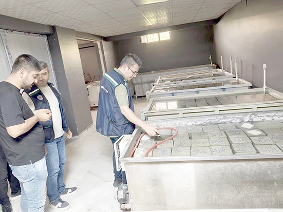 YAPI LABORATUVARLARI DENETLENDİ