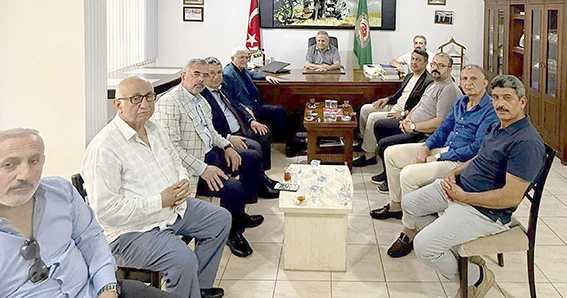 DEVA PARTİSİNDEN ZİRAAT ODASINA ZİYARET