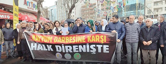 DEM PARTİ, ZEYDAN’A VERİLEN HAPİS CEZASINI PROTESTO ETTİ!