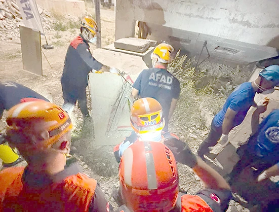 105 PERSONELLE GER&Ccedil;EĞİ ARATMAYAN DEPREM TATBİKATI