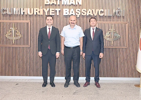 VALİ CANALP'TEN BAŞSAVCISI ARIDURU VE &Ccedil;ETİNER'E HAYIRLI OLSUN ZİYARETİ
