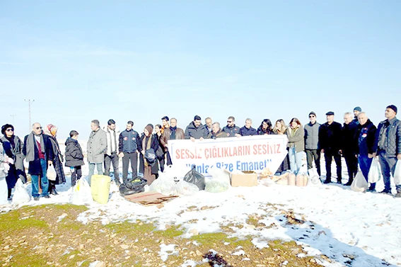 STK&rsquo;LAR YABAN HAYVANLARI İ&Ccedil;İN DOĞAYA YEM BIRAKILDI