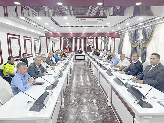 TRAFİK GÜVENLİĞİ TOPLANTISI YAPILDI