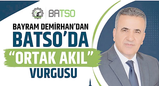 DEMİRHAN&rsquo;DAN &lsquo;ORTAK AKIL&rsquo; VURGUSU
