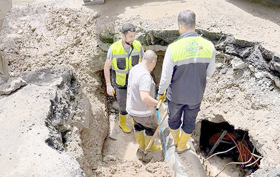 KÜLTÜR’DE KAYIP-KAÇAK SU CİHAZLA TESPİT EDİLDİ