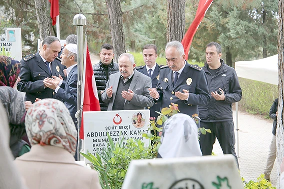 POLİS HAFTASI KAPSAMINDA ŞEHİTLER ANILDI