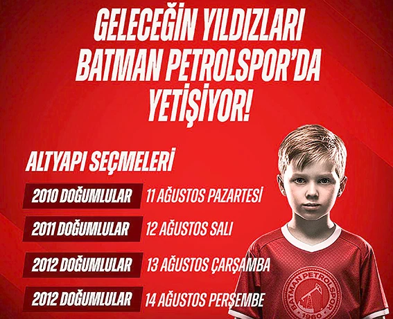 GELECEĞİN YILDIZLARI PETROLSPOR’DA YETİŞİYOR!