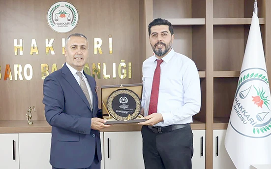 BARO BAŞKANI &Ccedil;AKAN, HAKKARİ BAROSU'NUN A&Ccedil;ILIŞINA KATILDI