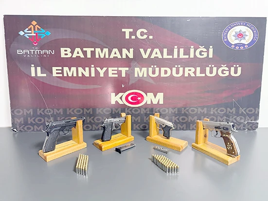 SİLAHLI SU&Ccedil; &Ouml;RG&Uuml;T&Uuml;NE OPERASYON: 7 TUTUKLAMA