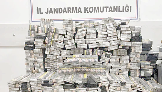 6282 PAKET GÜMRÜK KAÇAĞI SİGARA ELE GEÇİRİLDİ