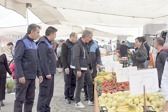 SEMT PAZARLARINDA DENETİMLER ARALIKSIZ SÜRÜYOR