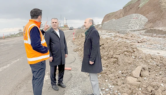 İL BAŞKANI ŞANSİ, YERİNDE İNCELEDİ