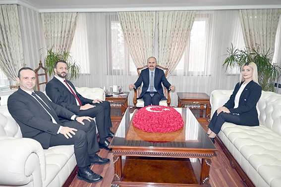 EMLAK KATILIM BANKASINDAN VALİ CANALP&rsquo;A ZİYARET