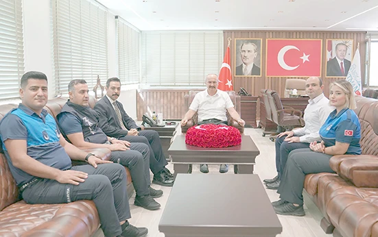 ZABITA PERSONELİNDEN VALİ CANALP&rsquo;E ZİYARET
