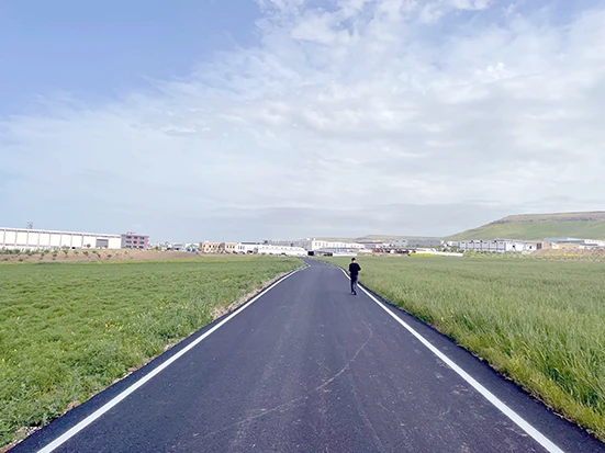 DANALI KÖYÜ OSB BAĞLANTI YOLU SICAK ASFALTLA YENİLENDİ