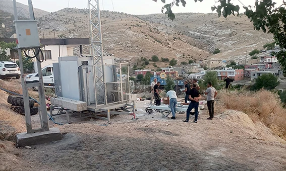 SAKLI K&Ouml;Y&Uuml;NE BAZ İSTASYONU KURULDU