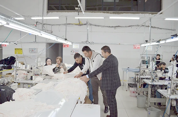 SGK&rsquo;DAN TEKSTİL İŞLETMESİNE REHBERLİK ZİYARETİ