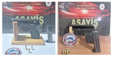 16 RUHSATSIZ SİLAH ELE GEÇİRİLDİ