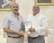 BAŞKAN OKAY&rsquo;DAN, BORSA BAŞKANI G&Uuml;NEŞ&rsquo;E ZİYARET