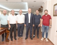 GERİ D&Ouml;N&Uuml;Ş&Uuml;MC&Uuml;LER, VALİ CANALP İLE G&Ouml;R&Uuml;ŞT&Uuml;