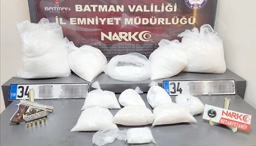 50 KİLO METAMFETAMİN ELE GEÇİRİLDİ
