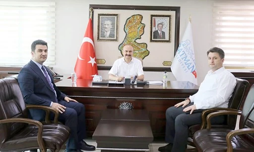 7. B&Ouml;LGE M&Uuml;D&Uuml;R&Uuml; TANER&rsquo;DEN VALİ CANALP&rsquo;A ZİYARET