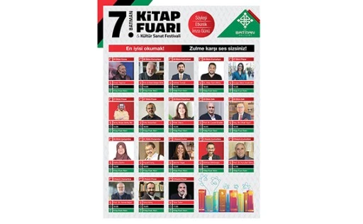 7. KİTAP FUARI VE K&Uuml;LT&Uuml;R SANAT FESTİVALİ BAŞLIYOR