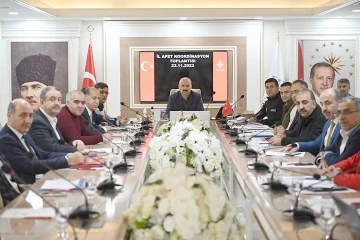 AFET KOORDİNASYON TOPLANTISI YAPILDI