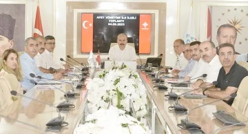 AFET KOORDİNASYON TOPLANTISI YAPILDI