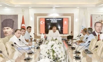 AFET KOORDİNASYON TOPLANTISI YAPILDI