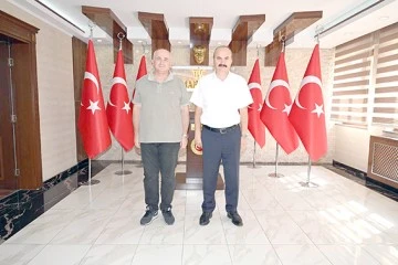 ALBAY TAŞKIN&rsquo;DAN VALİ&rsquo;YE VEDA ZİYARETİ