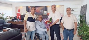 AMPUTE SPOR KUL&Uuml;B&Uuml;, M&Uuml;D&Uuml;R KABA&rsquo;YI ZİYARET ETTİ