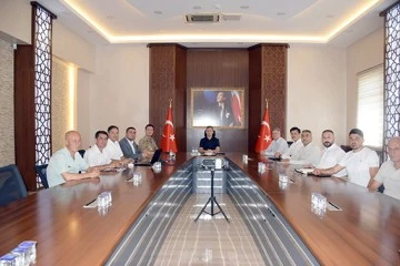 ANIZ YANGINLARI İLE M&Uuml;CADELE TOPLANTISI GER&Ccedil;EKLEŞTİRİLDİ