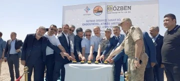 ATIK ARITMA TESİSİ&rsquo;NİN TEMEL ATMA T&Ouml;RENİ YAPILDI