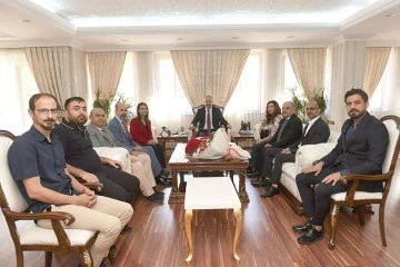 AYAZ&rsquo;DAN VALİ CANALP&rsquo;A ZİYARET