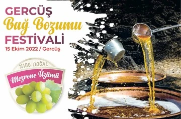 BAĞ BOZUMU &Uuml;Z&Uuml;M FESTİVALİ 15 EKİM&rsquo;DE