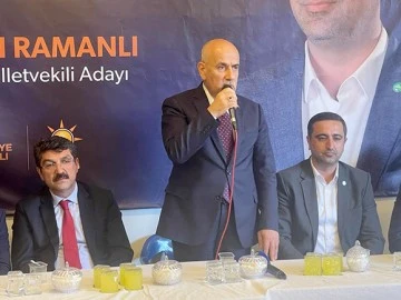 BAKAN KİRİŞCİ&rsquo;DEN RAMANLI&rsquo;NIN SE&Ccedil;İM LOKALİNE ZİYARET