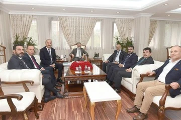 BAKAN NEBATİ&rsquo;DEN VALİ CANALP&rsquo;A ZİYARET