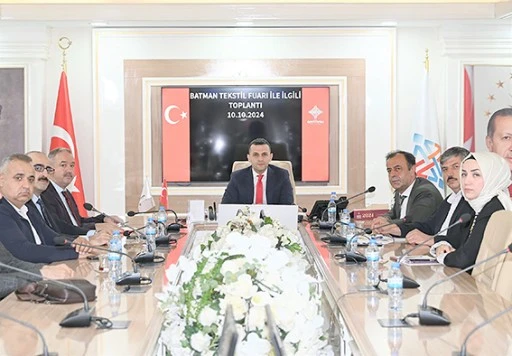 BAŞKAN &Ccedil;İFT&Ccedil;İ, GİYİM VE AYAKKABI FUARI TOPLANTISINA KATILDI