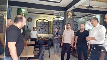 BAŞKAN &Ccedil;İFT&Ccedil;İ, SASON ESNAFINI DİNLEDİ